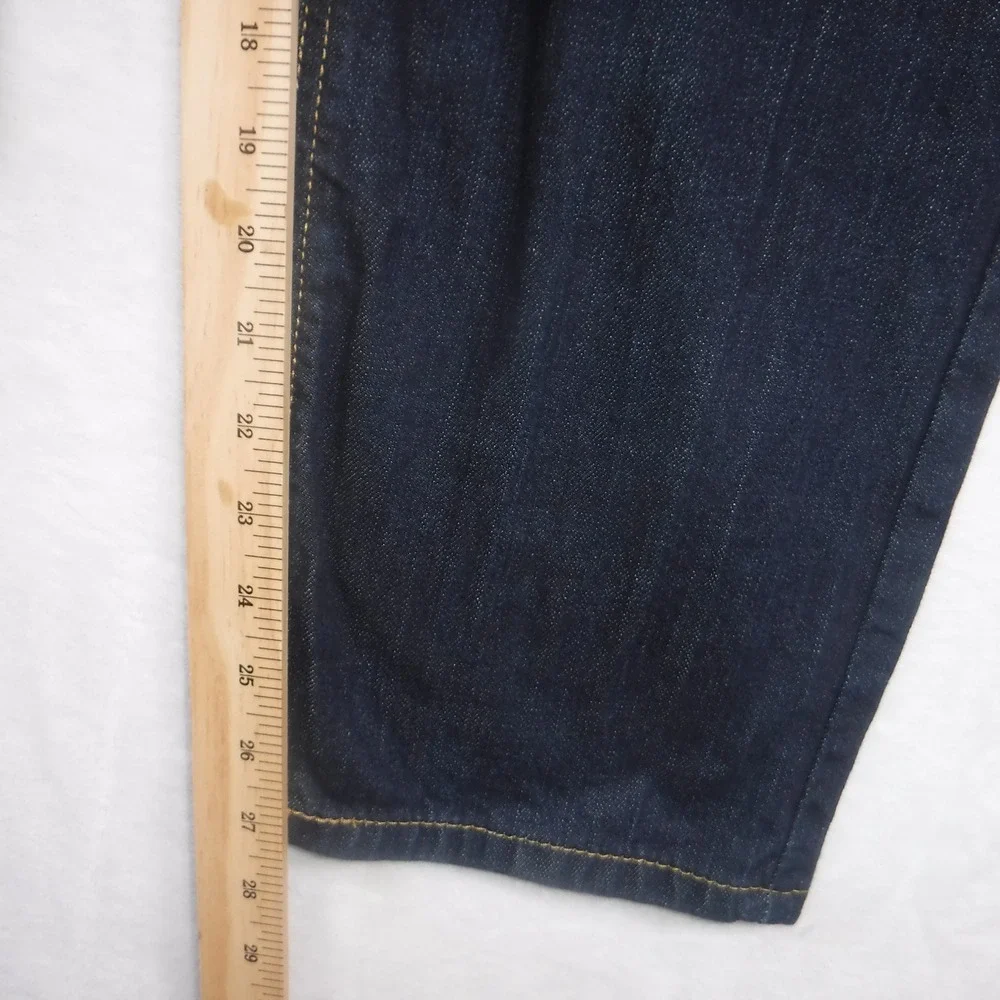 Levis 541 Athletic Taper Mens‎ 46x29 Dark Wash Indigo Denim Jeans WaterLess